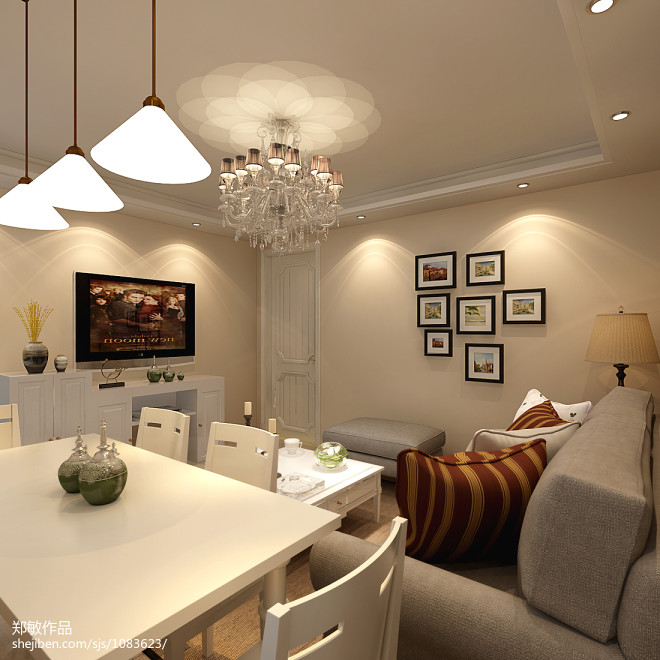 郑敏设计师作品赏析 探索设计本平台上的家装艺术与空间美学